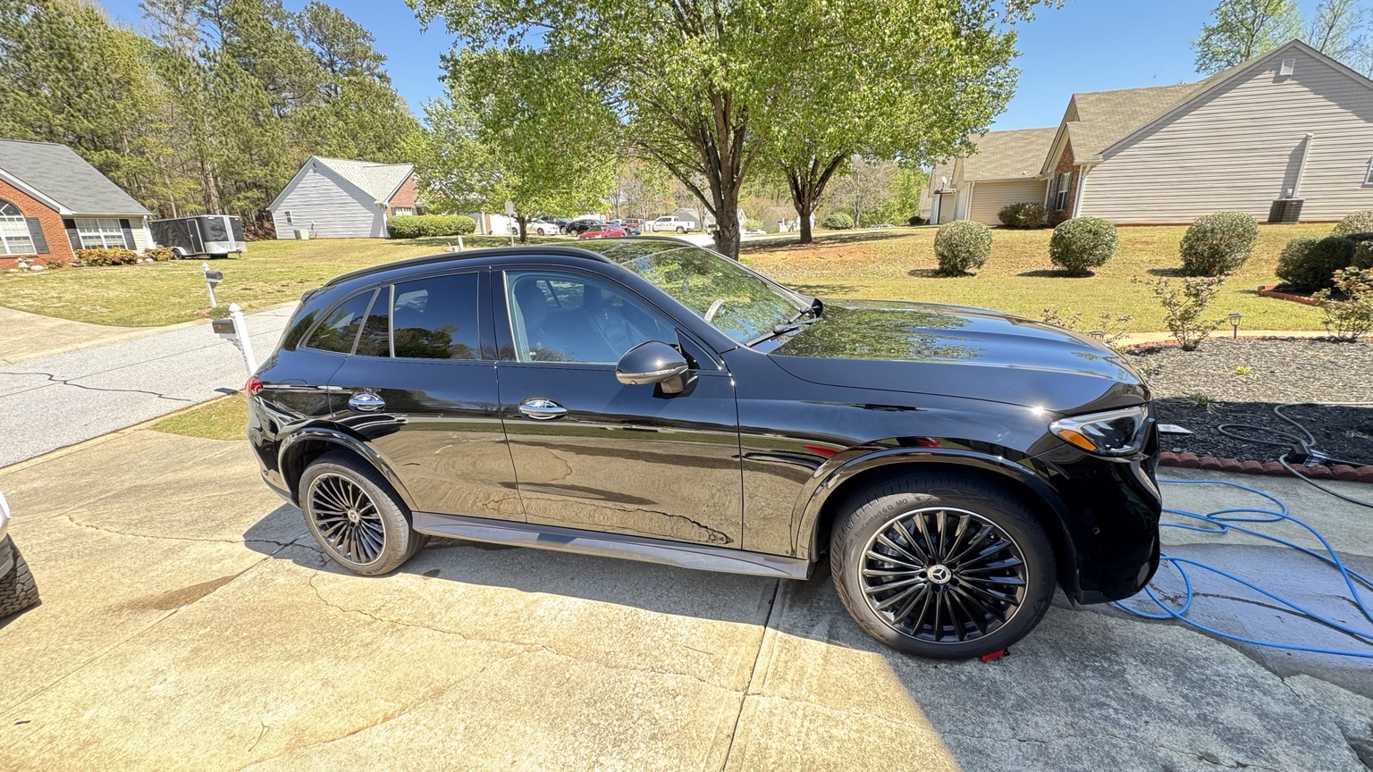 Detailed black SUV